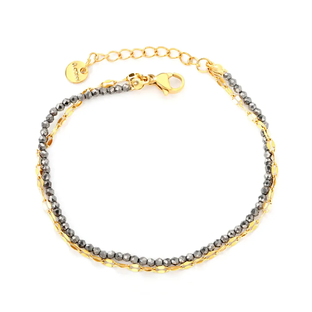 Edelstahl Armband Midnight Luxe Layer